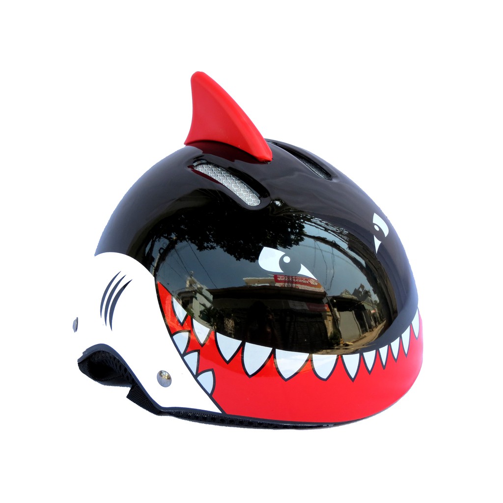 Mũ bảo hiểm NTMAX cao cấp cá mập 1 sừng trẻ em 4-8 tuổi