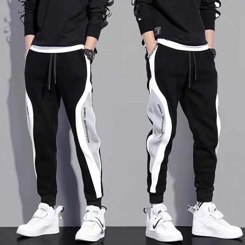 Quần dài thể thao phối dây rút cỡ M-5XL phong cách Hàn Quốc thời trang cho nam