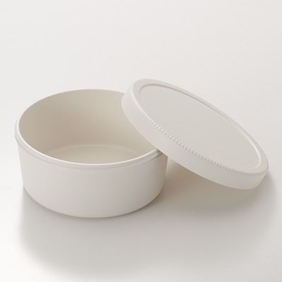 MUJI HỘP CƠM PP CÓ VAN XẢ / TRẮNG