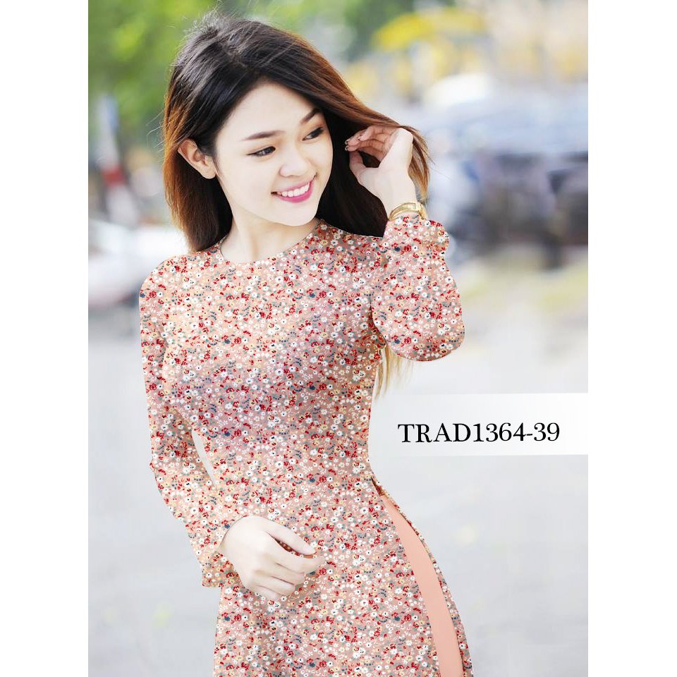 VẢI ÁO DÀI TẰM Ý-HỌA TIẾT HOA SIÊU NHÍ-SIÊU DỄ THƯƠNG