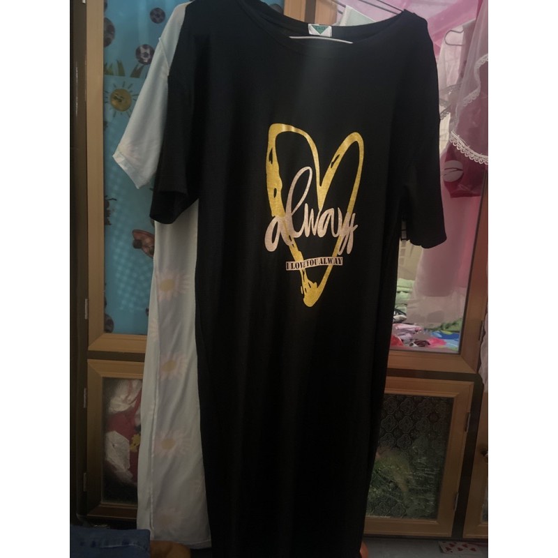đầm suông mặc ngủ sz L
