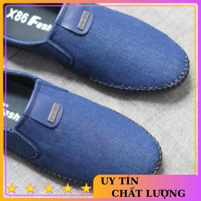 Giày lười nam vải cao cấp 3 màu sang trọng,trẻ trung | BigBuy360 - bigbuy360.vn