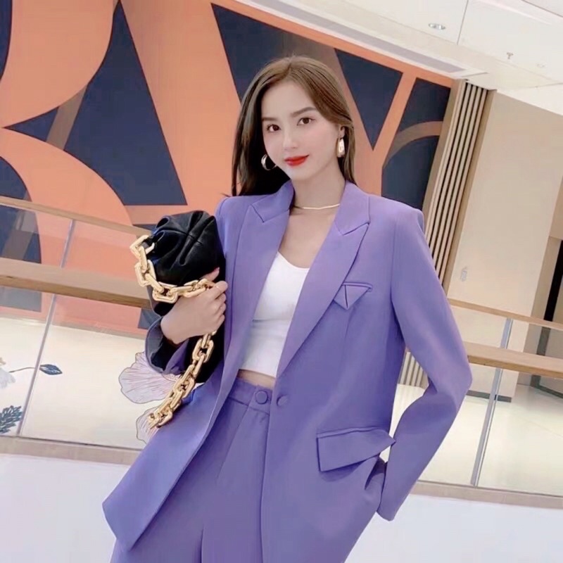 Set vest cao cấp thiết kế Quảng Châu, set vest sang chảnh hách dáng đủ size