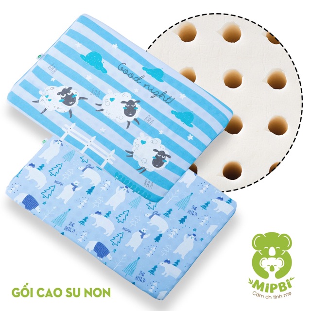 Gối cao su non mipbi