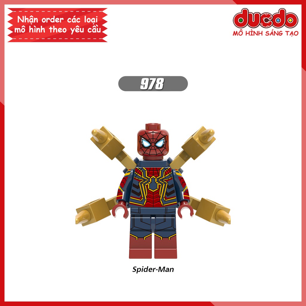 Minifigures các nhân vật Super Hero tuyệt đẹp - Đồ chơi Lắp ghép Xếp hình Mini Iron Man Mô hình XINH 0221