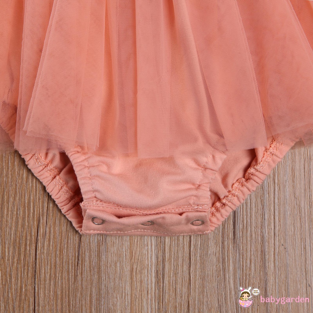 Áo Liền Quần Cổ Tròn Tay Ngắn Cho Bé Gái Thời Trang