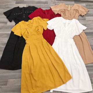 Sale - đầm xòe tay cánh tiên đính cườm