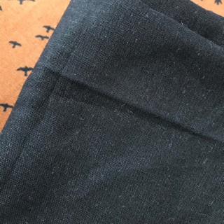 Vải linen bột màu đen