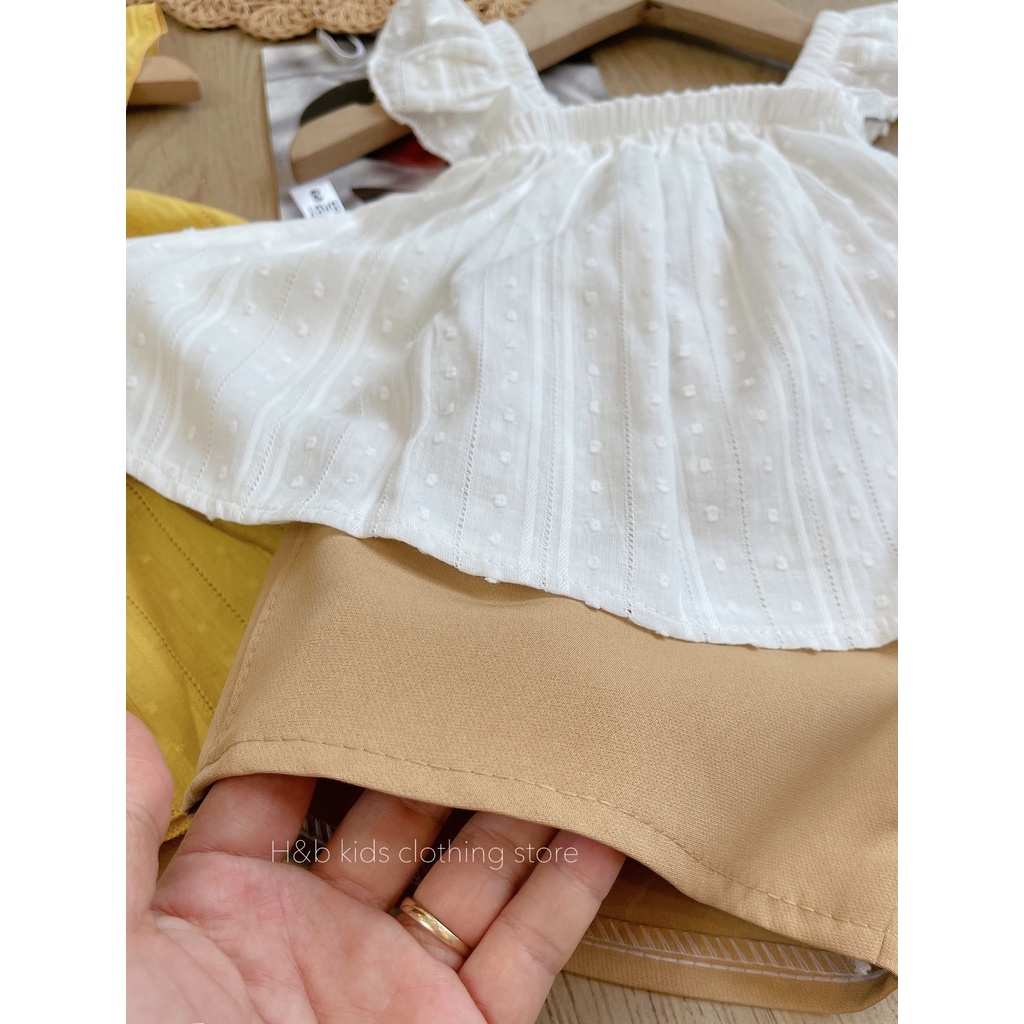 Bộ quần áo, Sét QUẦN THÔ ÁO VẢI BOY bé gái 9-22KG
