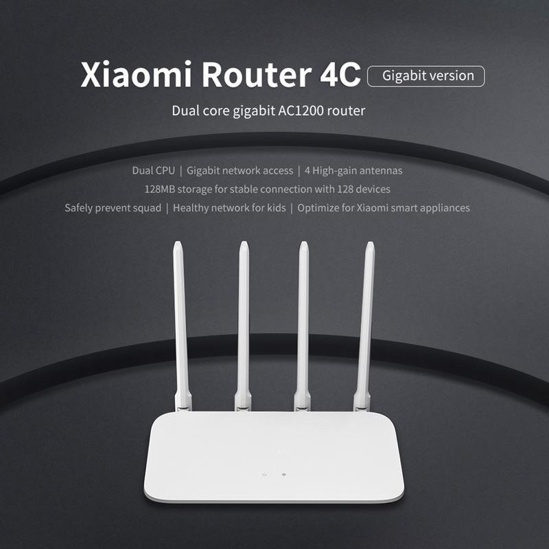 ModeWiFXiaom4C Râu RouteR4C- BH nă- Pháxuyêtườnbảo mậtruyềtíhiệu mạnmạnh interneănten