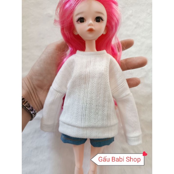 Áo thun freesize cho búp bê ob11,ddf, 1/8bid, bru, baboliy, 1/6 blythe, babies, xinji, animator