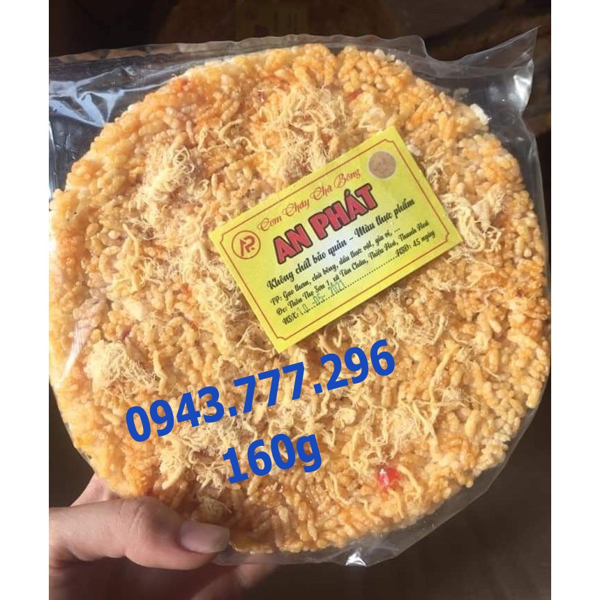 Bịch 160g cơm cháy siêu thơm ngon ròn rụm, bịch to, hàng date mới trong ngày (bán chạy nhất)