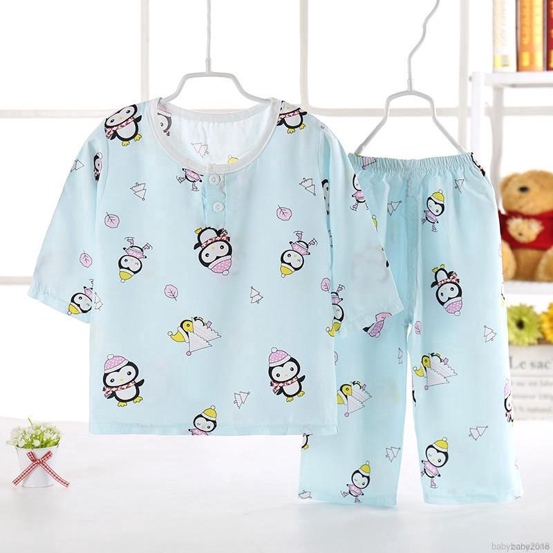 Set đồ ngủ họa tiết hoạt hình xinh xắn dành cho bé