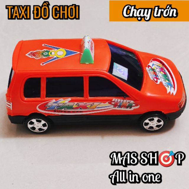 Xe hơi đồ chơi chạy trớn - Xe TAXI / Kích thước lớn 18x8x8 (cm) / THÀNH PHÁT® - SX tại Việt Nam