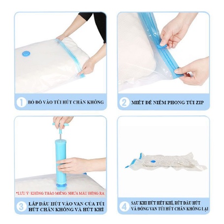 Túi Đựng Quần Áo Túi Hút Chân Không Quần Áo Chăn Ga Chống Mốc Moda.H