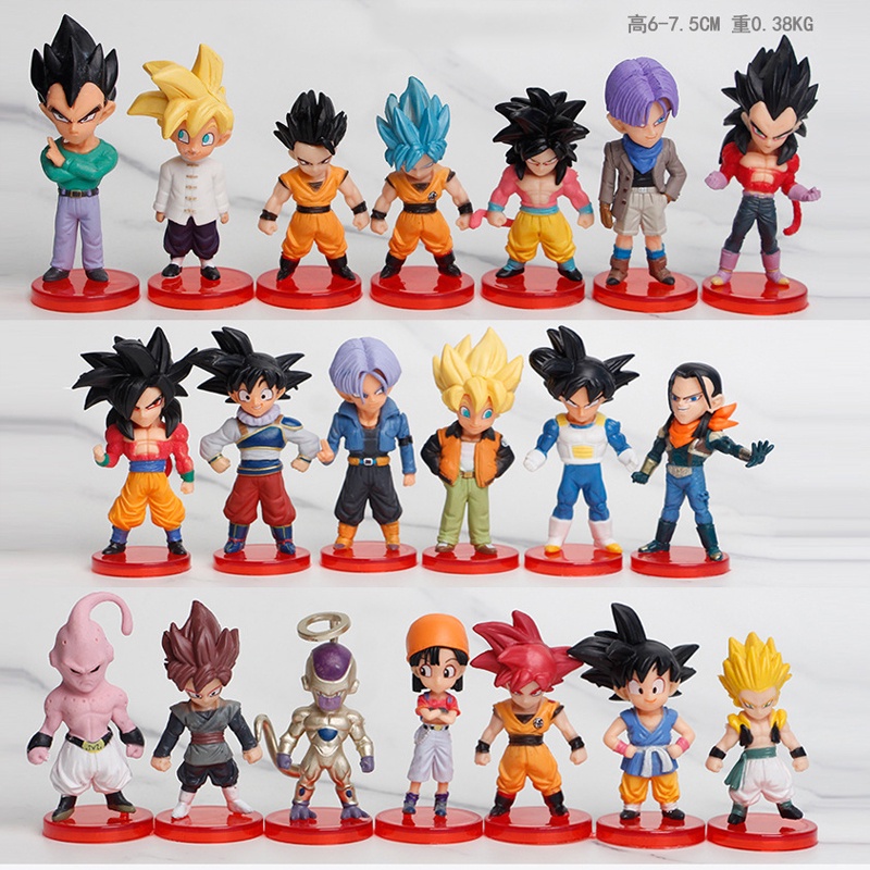 Set 20 Mô Hình Nhân Vật Phim Hoạt Hình Dragon Ball Z