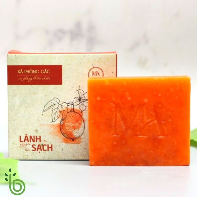 Xà phòng thiên nhiên gấc Mộc An 100g