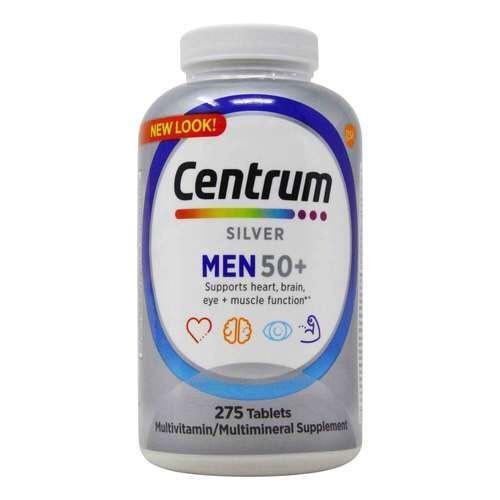 Vitamin dành cho nam giới trên 50 tuổi Centrum Silver Men 50+ 275 viên