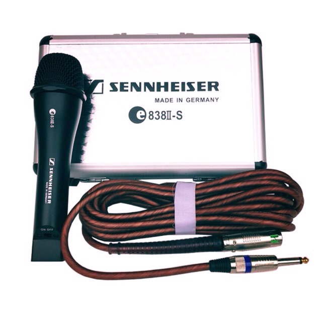 Micro karaoke 838II-S có dây hàng cao cấp - Micro Karaoke Sennheiser E 838II