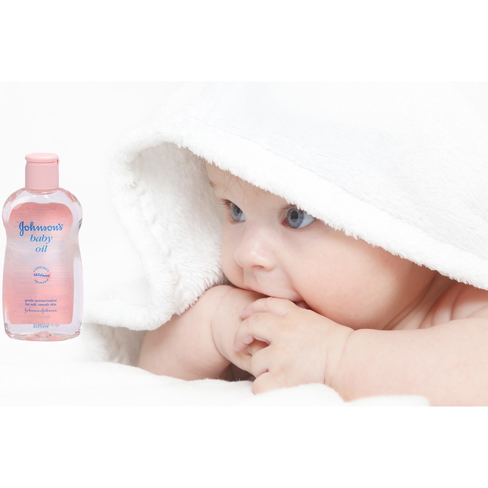 Dầu mát-xa và dưỡng ẩm Johnson's baby Oil 50ml/200ml