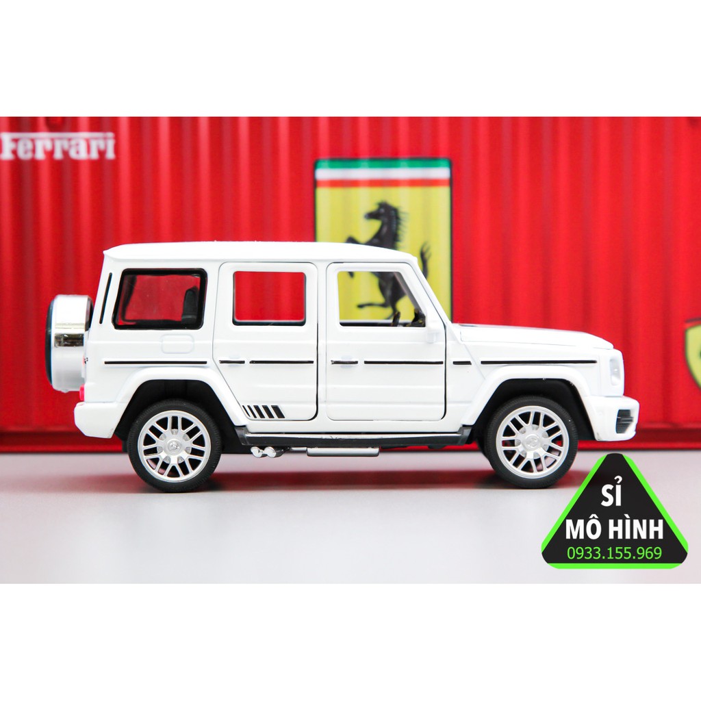 [ Sỉ Mô Hình ] Xe mô hình SUV Mercedes G63 AMG New 1:32 Trắng