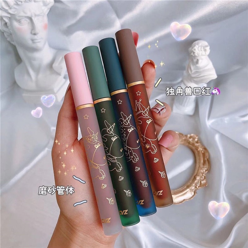 🦄CVZ🦄 Set 4 son kem kì lân CVZ best cool tint unicorn siu hot tiktok nội địa trung