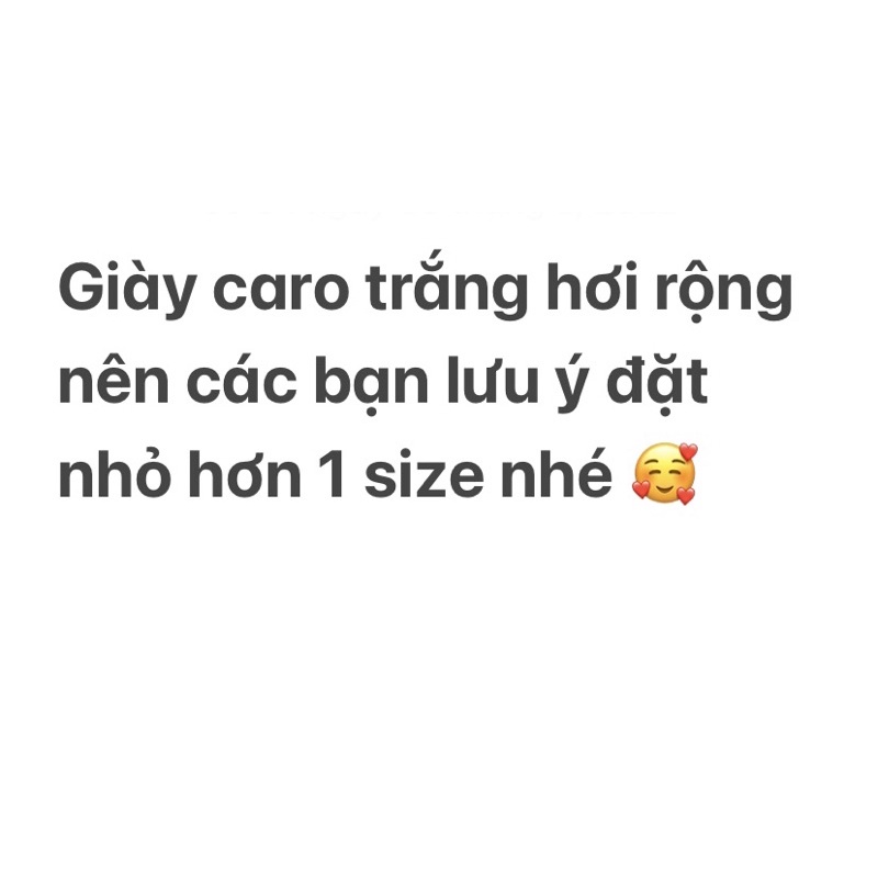 Giày thể thao nữ caro kẻ caro đơn giản