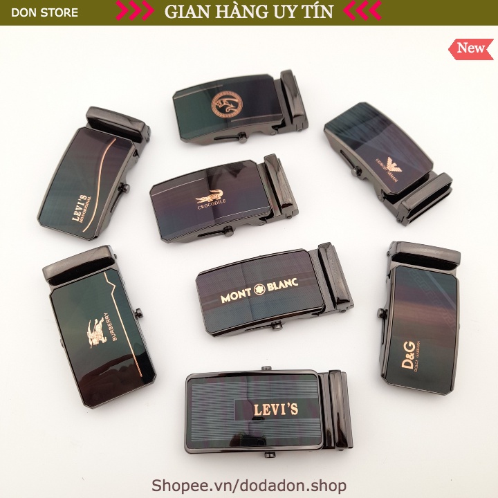 Mặt Khóa Dây Lưng Nhập Khẩu Hàng Siêu Đẹp - Kiểu Khóa Tự Động Dùng Cho Dây Trơn 3.3-3.6cm Mã MK56