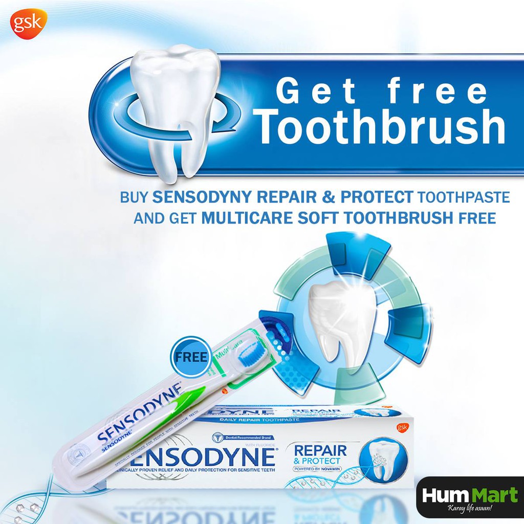 Bàn Chải Đánh Răng Thiết Kế Dành Riêng Cho Răng Nhạy Cảm Sensodyne Multicare Soft