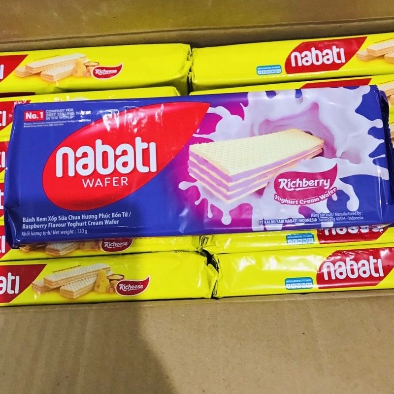 Bánh NaBaTi 110g các vị thương hiệu bánh hàng đầu Indonesia