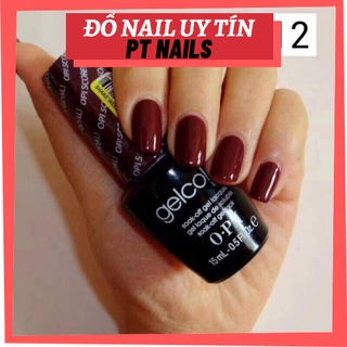 Sơn gel opi màu đỏ mận