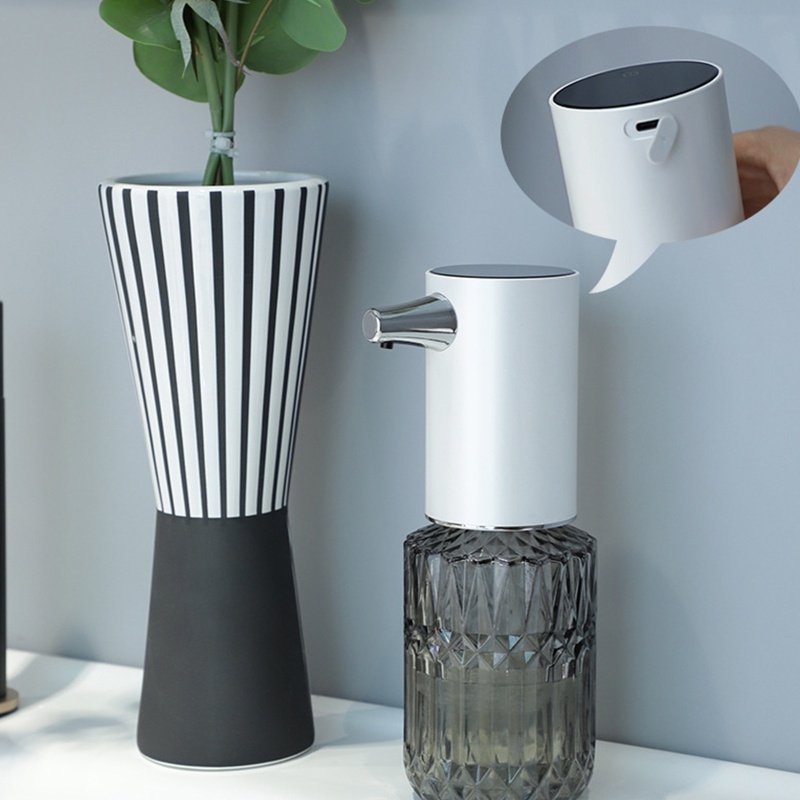 Bình Đựng Xà Phòng Dạng Lỏng Tự Động Cảm Ứng Hồng Ngoại Không Tiếp Xúc Giao Diện Phổ Biến Dễ Insta