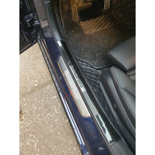 [Hàng mới về] Bộ Ốp bậc cửa, nẹp bước chân bên trong Titan dành cho xe Mercedes C180, C200, C250, C300 2016+