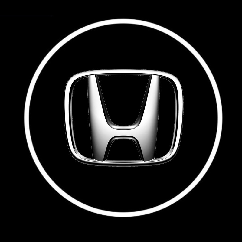 Honda Set 2 Đèn Chiếu Logo Không Dây Gắn Cửa Xe Ô Tô accord city civic cr-v hr-v jazz odyssey