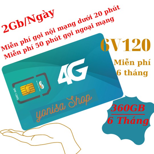 [FREE 30 NGÀY] SIM Viettel V120 Tặng 2GB/Ngày Và Miễn Phí Gọi Nội Mạng