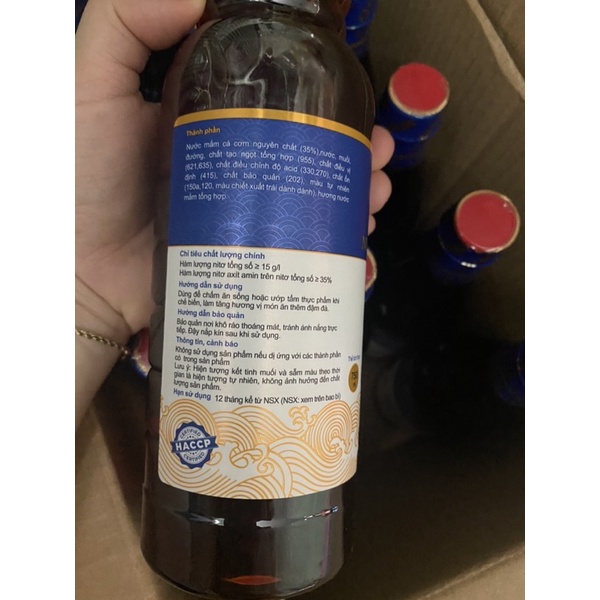 Nước Mắm Cốt Nhĩ 35 Độ Đạm - Nước Mắm Việt Nhĩ chai 750ml