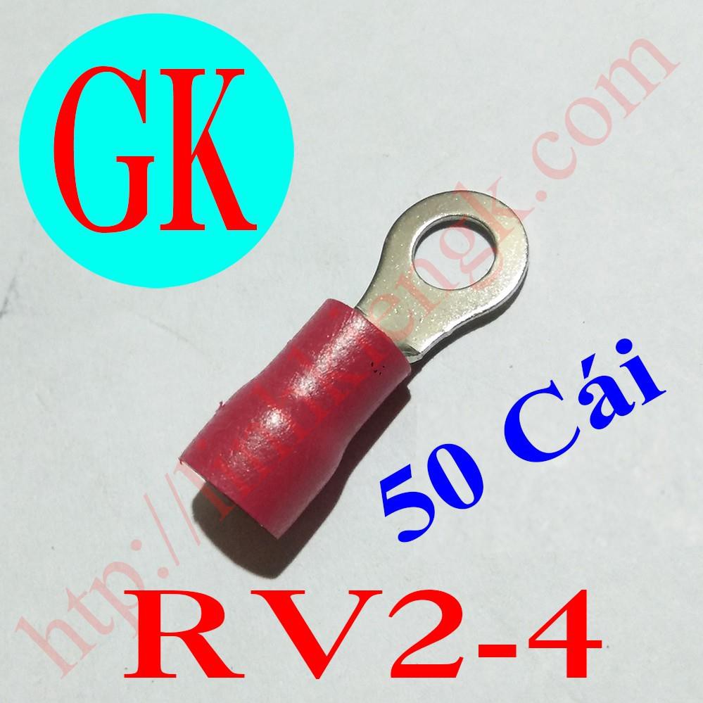 [50 cái] RV2-4 cốt O - đầu cốt dây điện