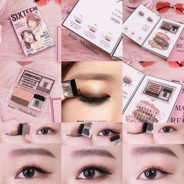 DEAL 03/08 PHẤN MẮT 16 BRAND SIXTEEN EYE MAGAZINE ALL ABOUT EYE