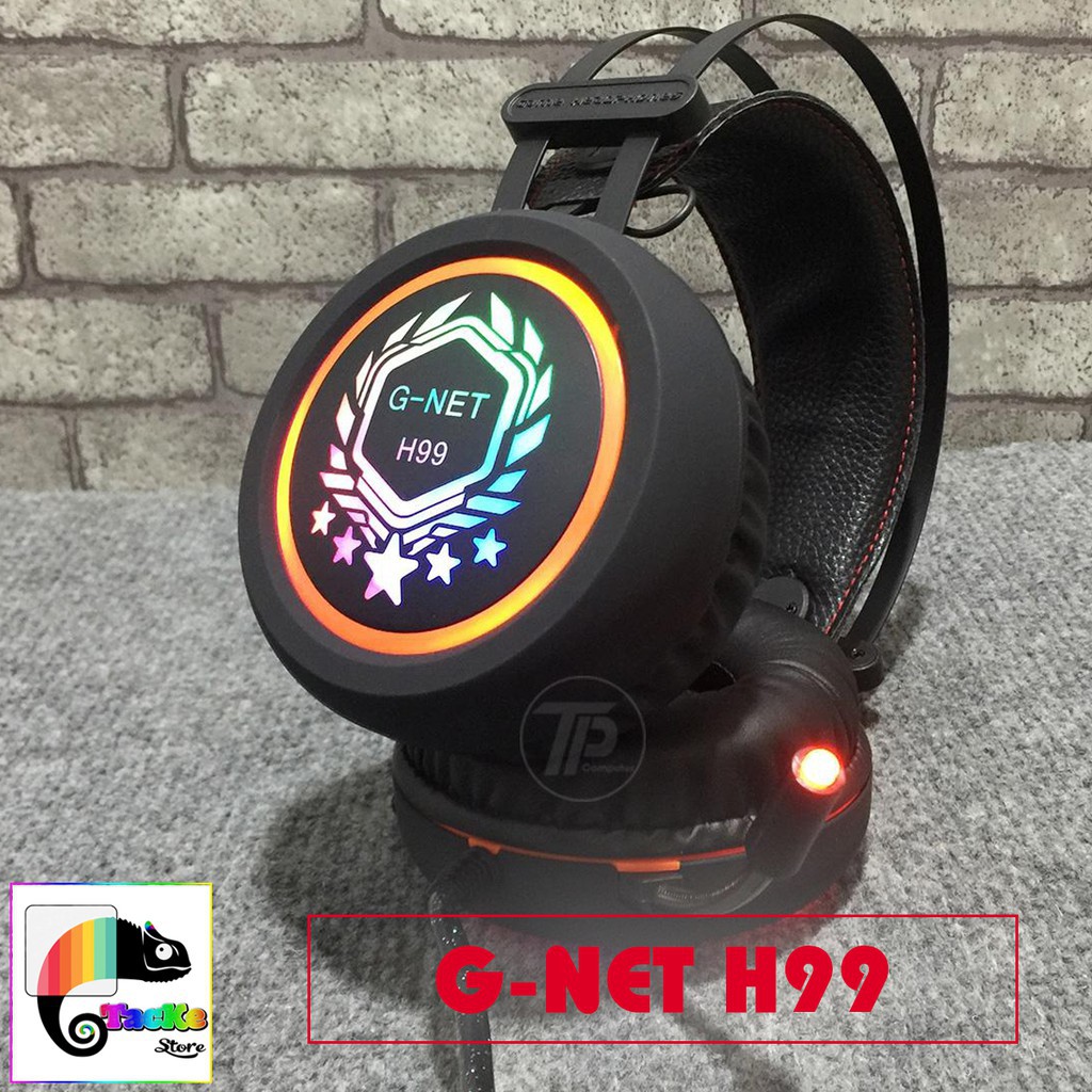 HÀNG CAO CẤP -  Tai nghe Gaming G-Net H99 Led nhiều màu I Head phone GNET H99 RGB LED I Gnet H99 7.1 Gaming Headset  - H