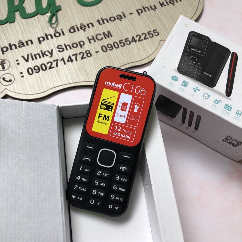 Điện thoại giá rẻ Vtel A1 2sim mới Nguyên Seal - Bảo hành 12 tháng chính hãng