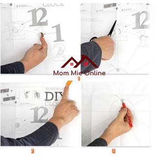 Đồng hồ dán tường