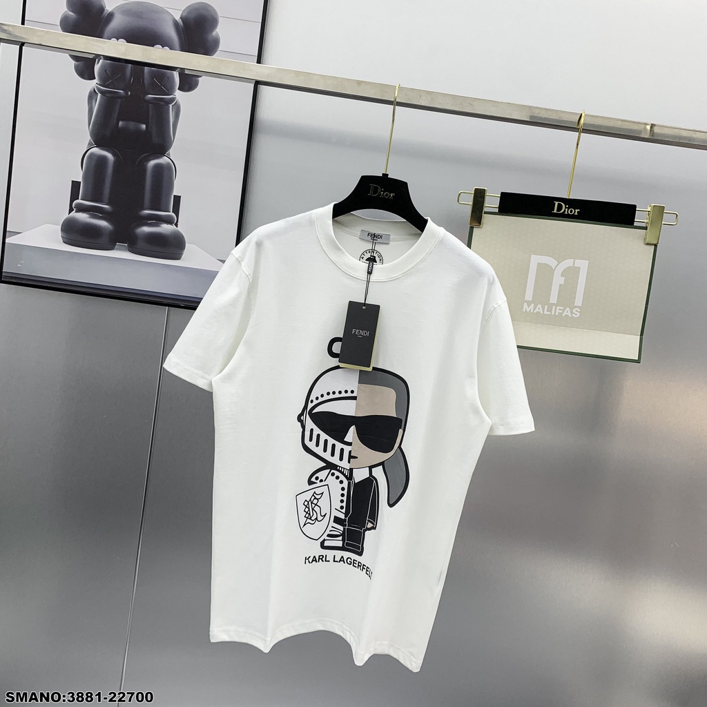 Áo Phông Nam Fendi In Hình Cậu Bé Cực Ngầu - Áo Phông Nam Nữ Fendi Chất Cotton Thoáng Mát Mềm Mịn DT FASHION MENWEAR