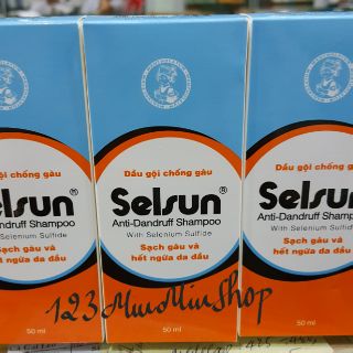 Dầu gội chống  gàu và ngứa selsun 50ml
