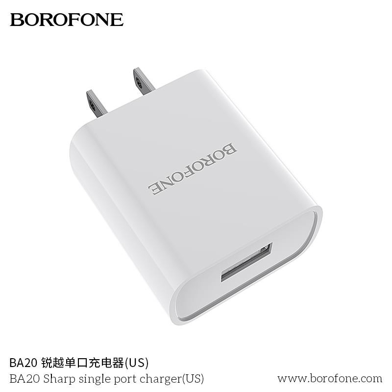 Bộ Củ Cáp Sạc Nhanh Borofone B20A Chân Micro USB ✔️Type C ✔️Lightning - Bảo hành 6 tháng 1 đổi 1