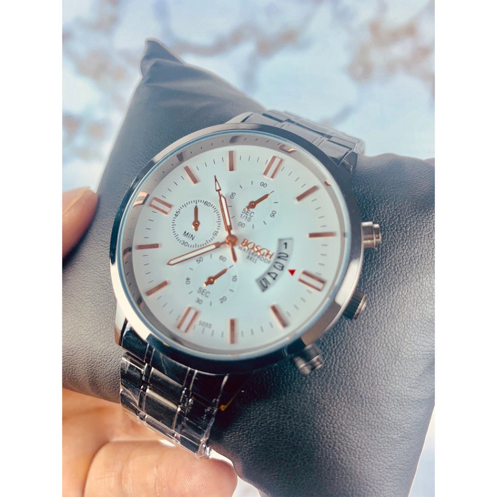 Đồng Hồ Nam BOSCk 5505 Có Lịch Ngày Chống Nước Chống Xước - Thép Không Gỉ Cao Cấp - Kiểu Dáng Sang Trọng | BigBuy360 - bigbuy360.vn