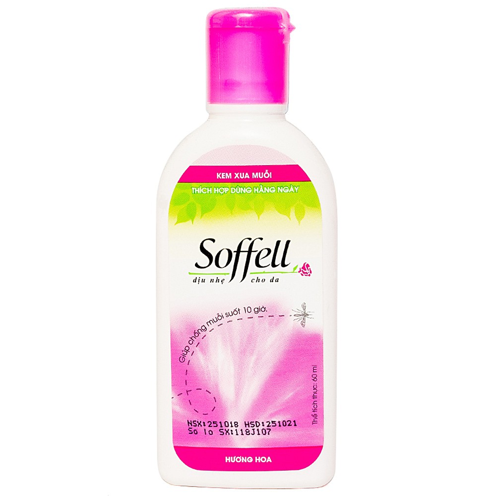 Kem bôi chống muỗi Soffell 60ml