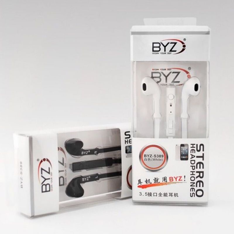 Tai nghe BYZ S-389 s832 chính hãng dây dẹp chống đứt.