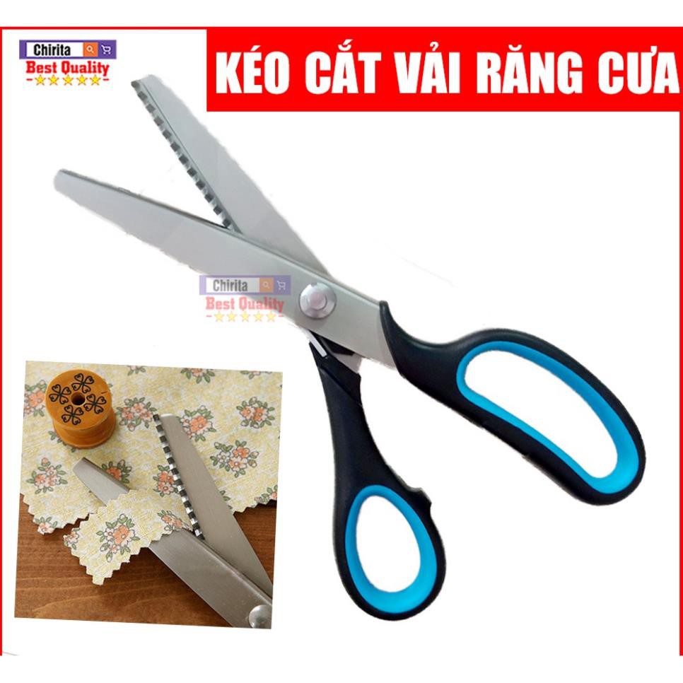 Kéo Cắt Vải Răng Cưa Nghệ Thuật Cao Cấp SHEAR JD2009-1