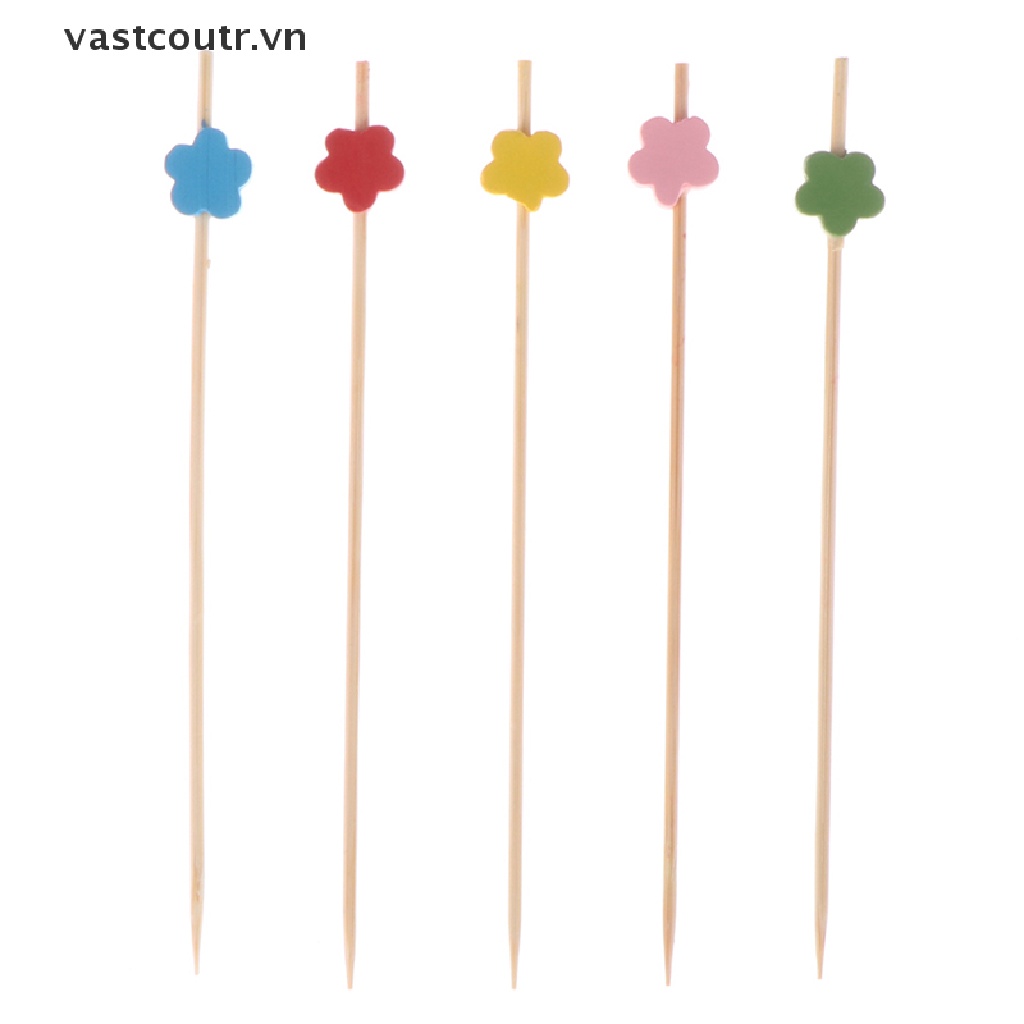 Set 100 Que Tre Xiên Trái Cây / Thức Ăn Tiện Dụng