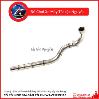 CỔ PÔ INOX GẮN PÔ ZIN WAVE RSX 110
